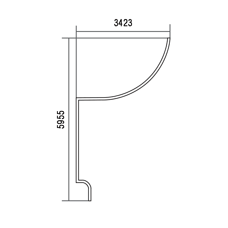 C25 Linear curved LED Fitting